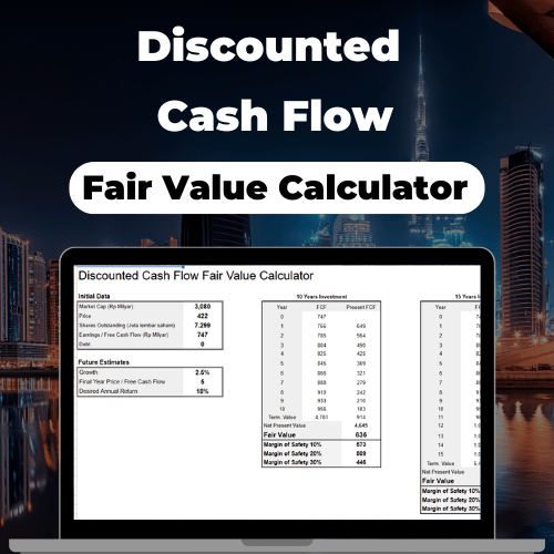 Discounted Cash Flow (DCF) Fair Value Calculator product image (1)