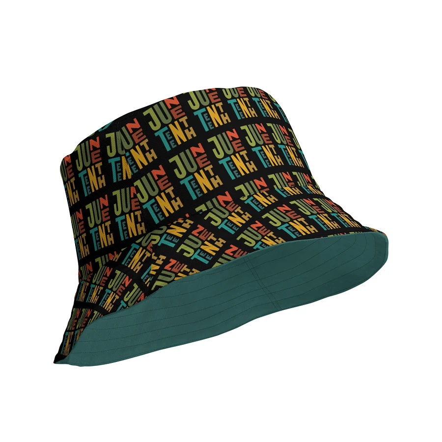 Juneteenth Reversible Bucket Hat Image 1
