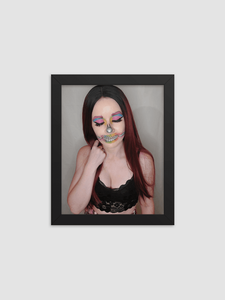 Rainbow Skull - Framed High-Quality Matte Poster product image (1)