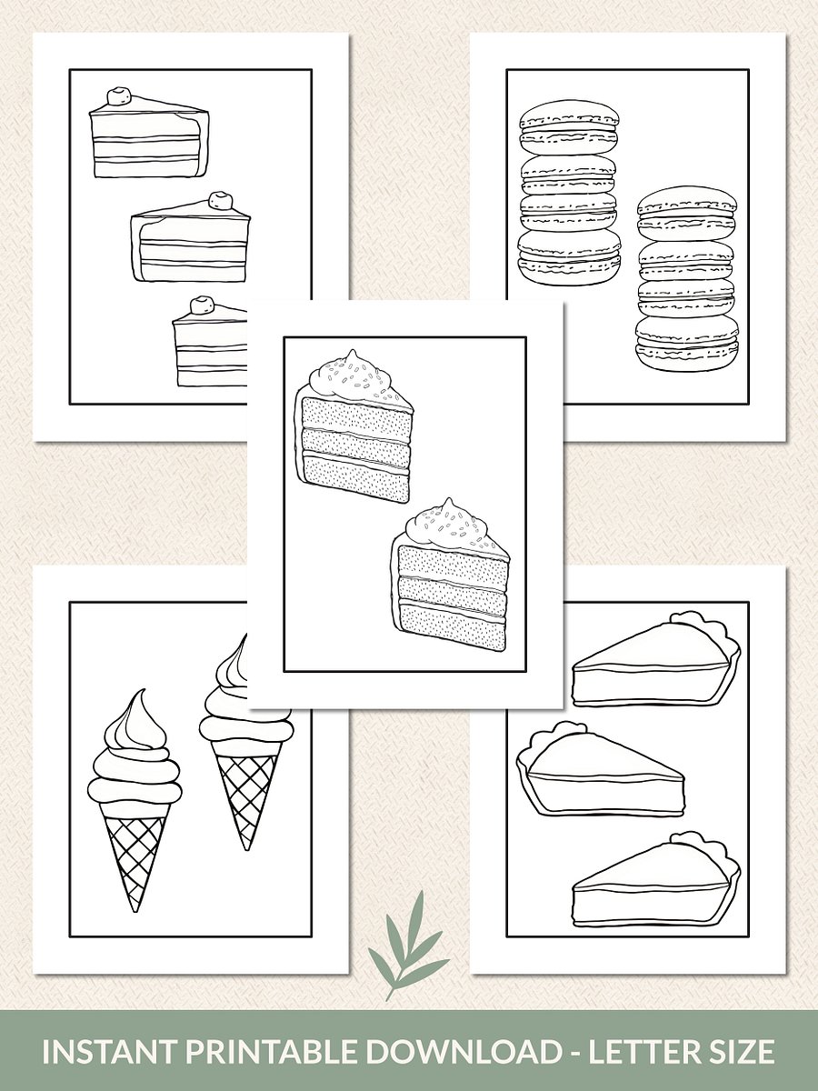 Cozy Coffee Break Coloring Pages – Printable Set of 15 product image (4)