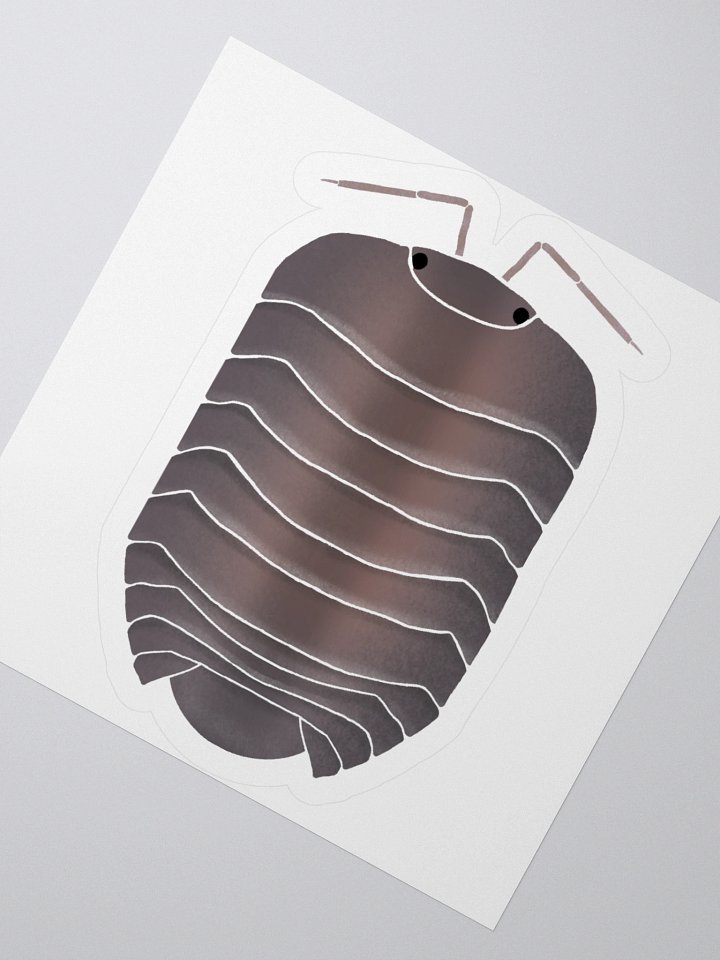 Purple Giant Isopod Sticker product image (5)