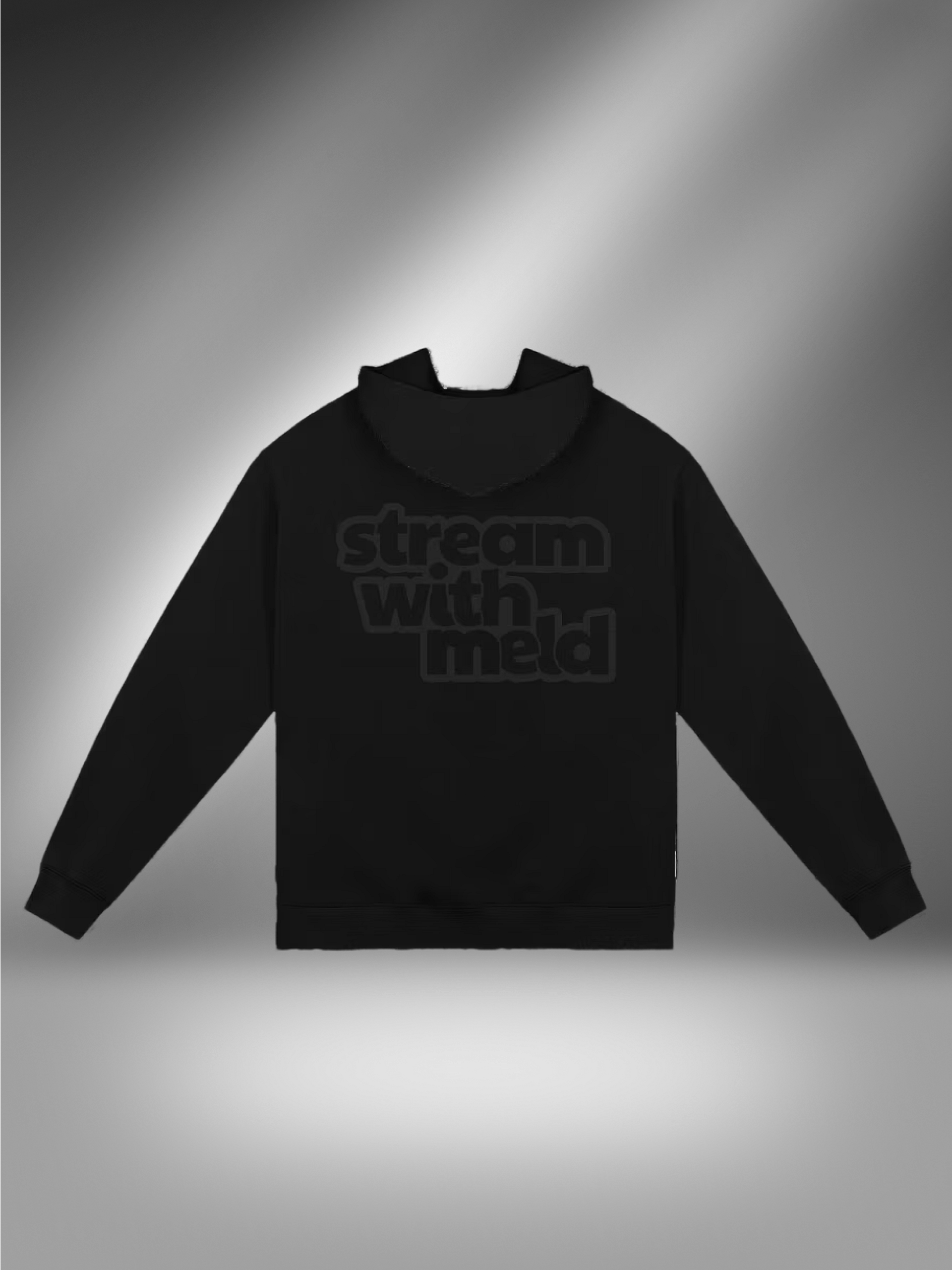 Monochrome Black Hoodie product image (7)