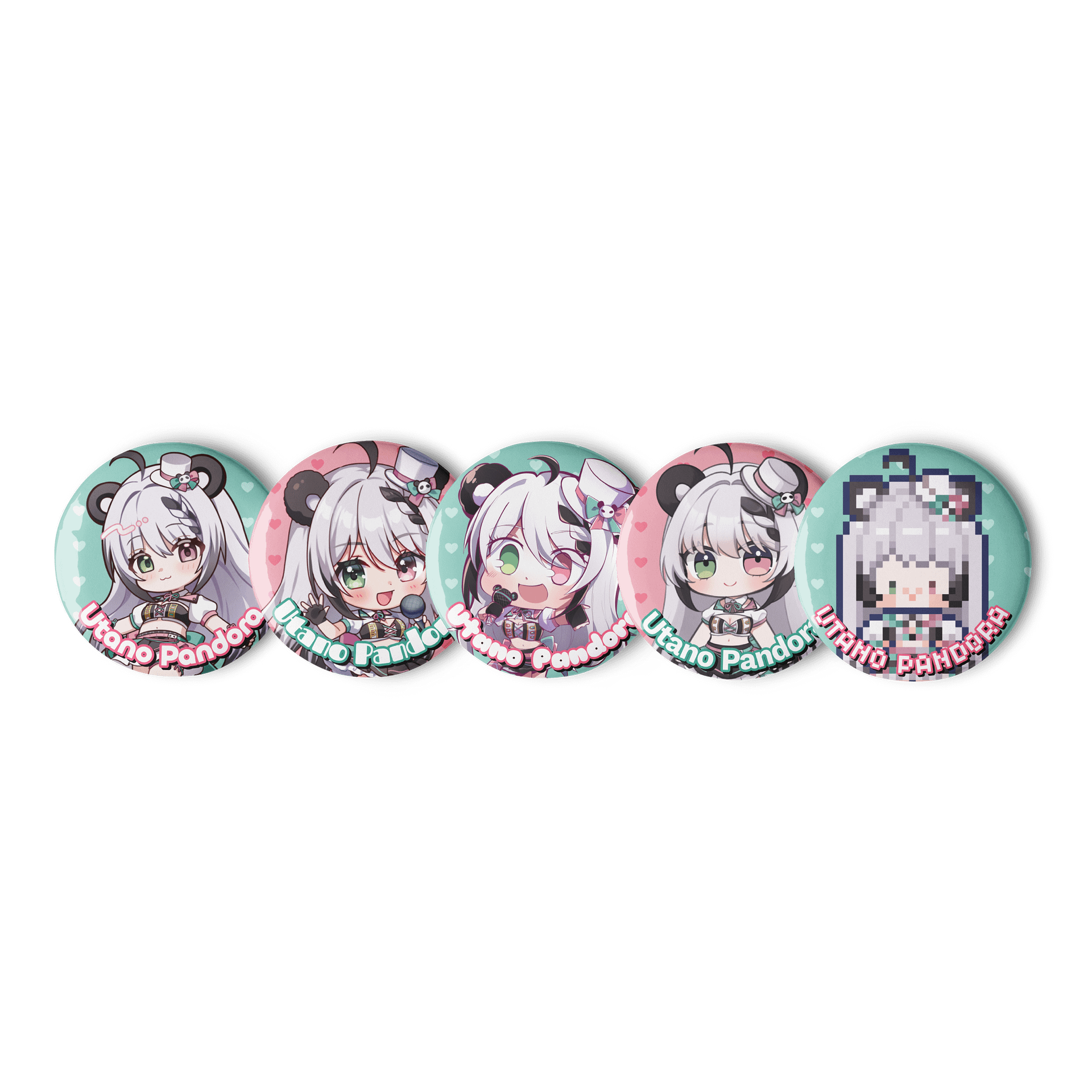 Utano Pandora 'Chibi Pandora' Badge Set product image (1)