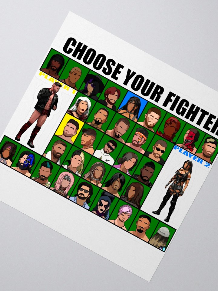 PEPW Choose Your Fighter MVH vs Katlyn Sticker product image (2)