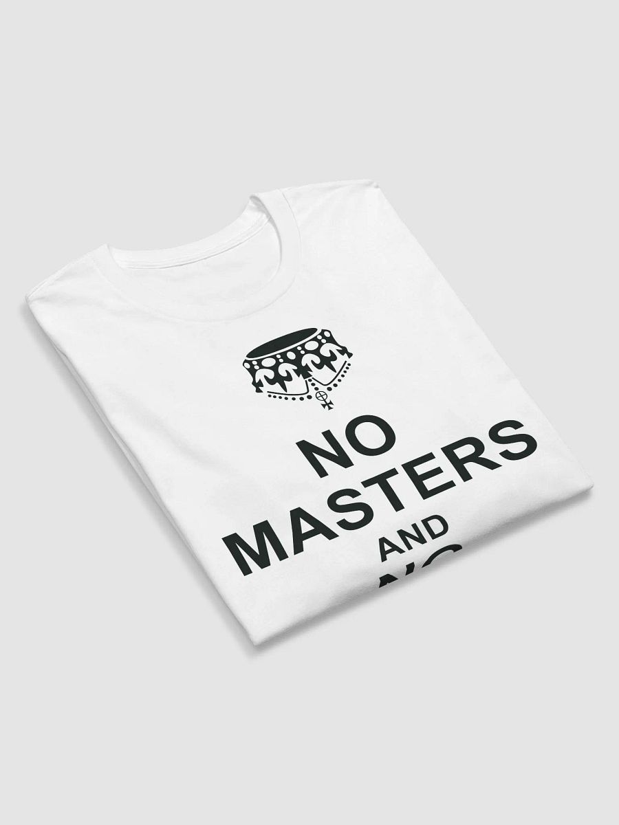 No Masters No Slaves White Long product image (5)