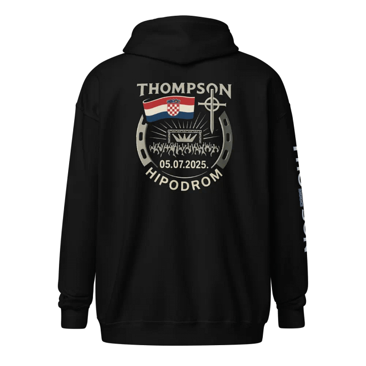 Thompson Pitaj Dunav Šta Je Bilo Zip Hoodie product image (3)