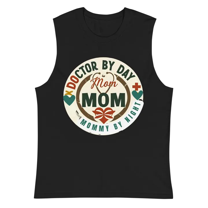Mommy by Night Muscle Tank product image (3)