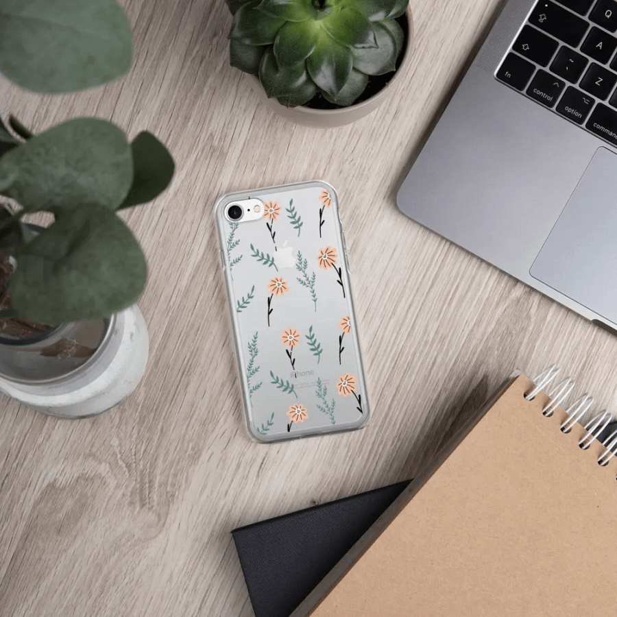 Aesthetic Floral Clear iPhone Case – Elegant and Protective Design product image (141)