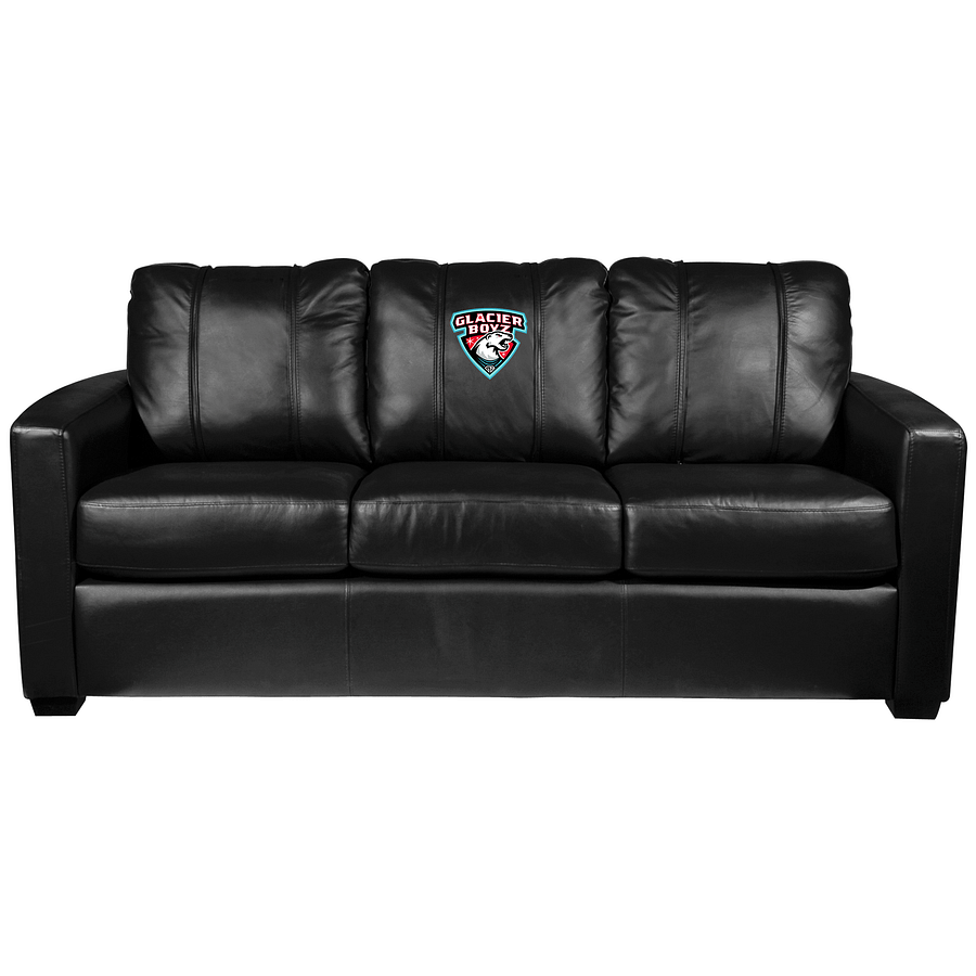 Silver Sofa with Glacier Boyz Logo product image (1)