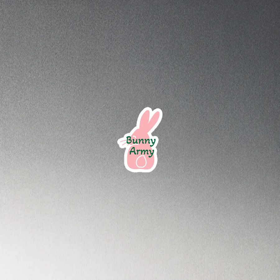 Bunny Army magnet product image (2)