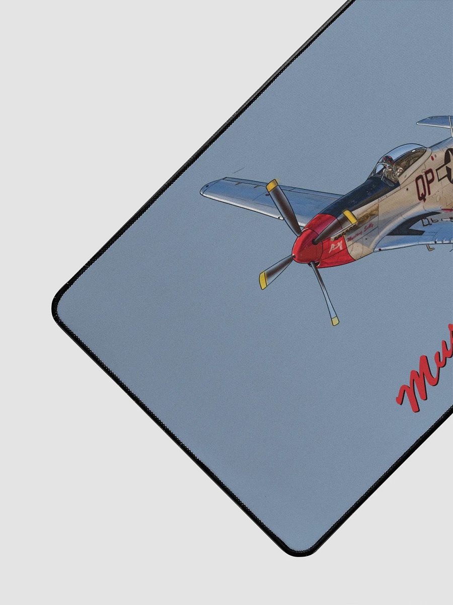 P-51 Mustang Sally Digital Illustration Desk Mat Ideal Aviation Gift product image (3)