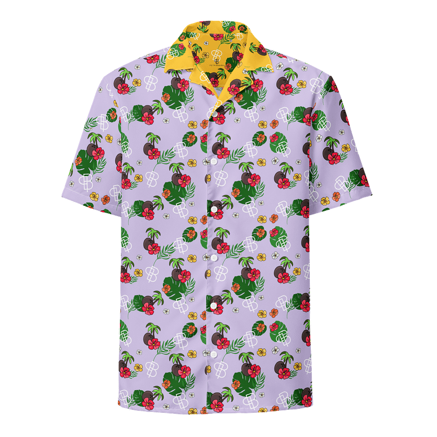 Tropical Island Hawaiian Shirt - Lilac product image (1)