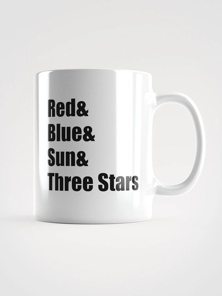 Red & Blue & Sun & Three Stars Mugs product image (1)