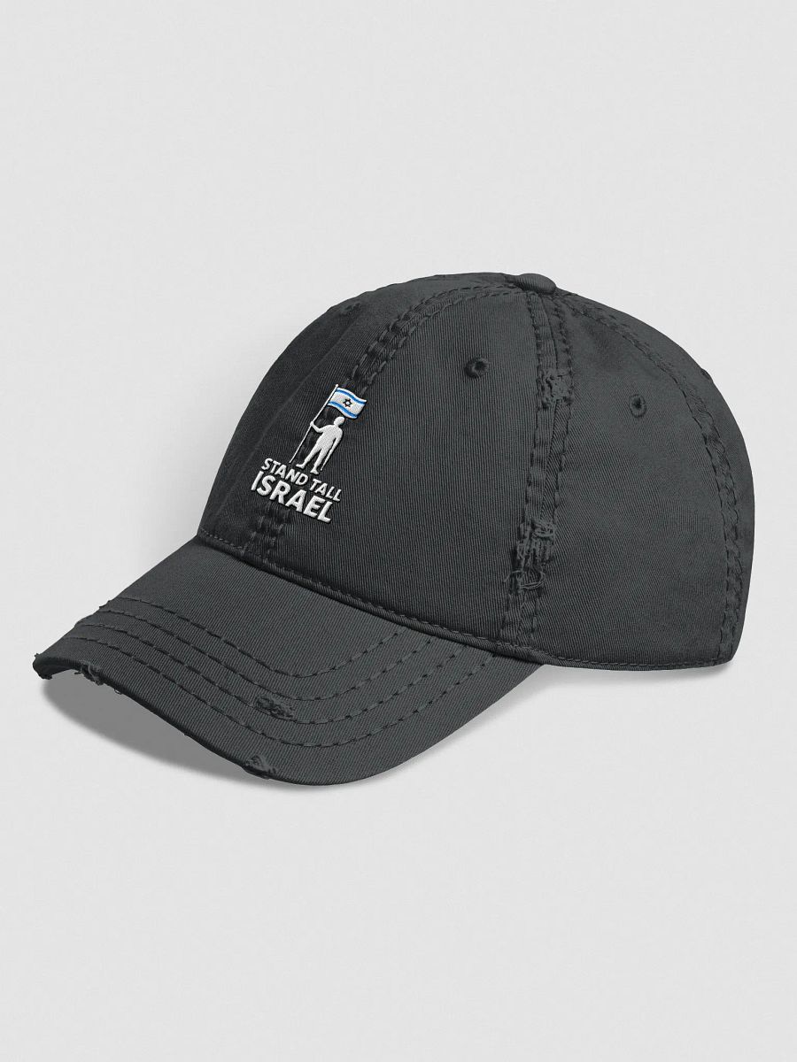 Stand Tall Israel Otto Distressed Dad Cap – Rugged Look, Unshakable Pride product image (7)