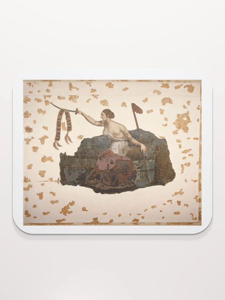 Liberty or Death – San Jacinto Battle Flag Mouse Pad product image (1)