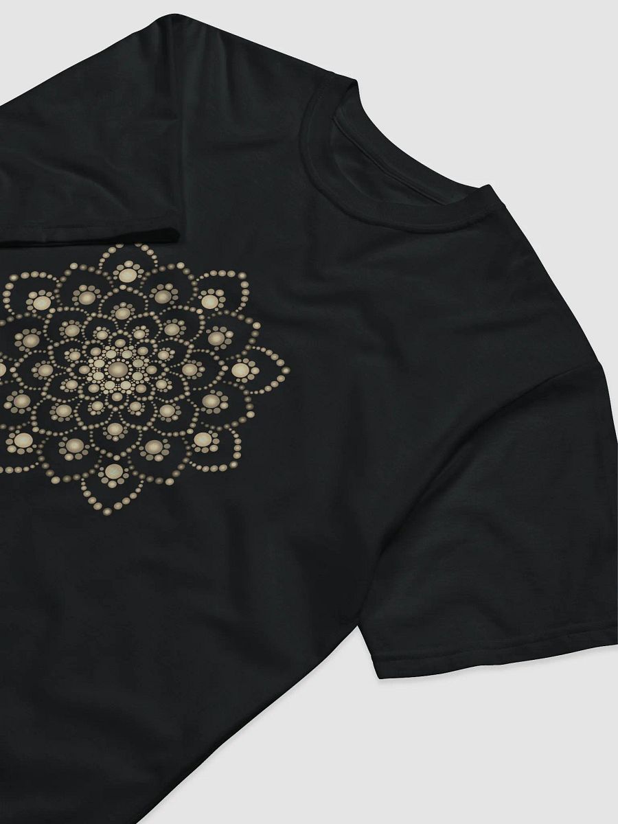 Golden-Brown Mandala Unisex Organic T-Shirt product image (5)