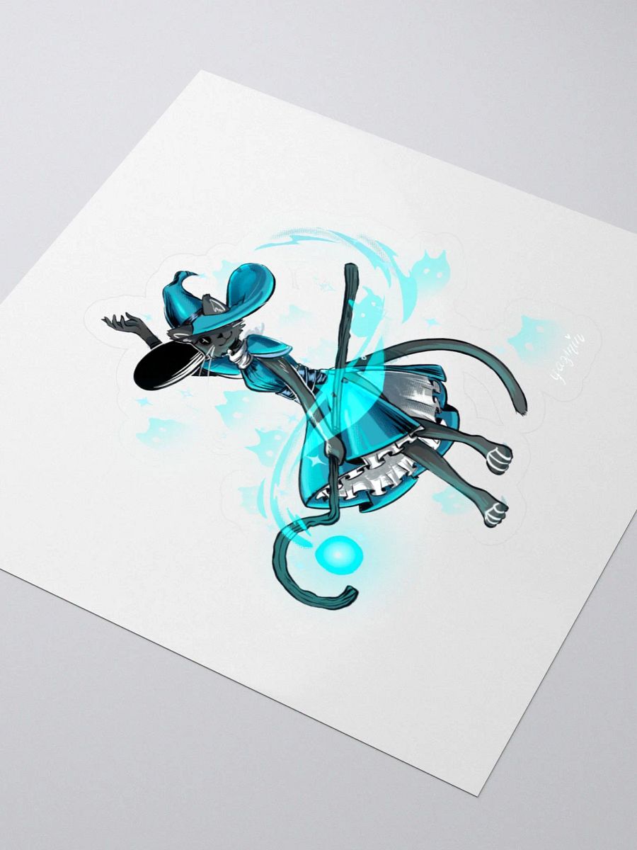 Enchanted Adventures: Cat Witch Art Sticker product image (3)
