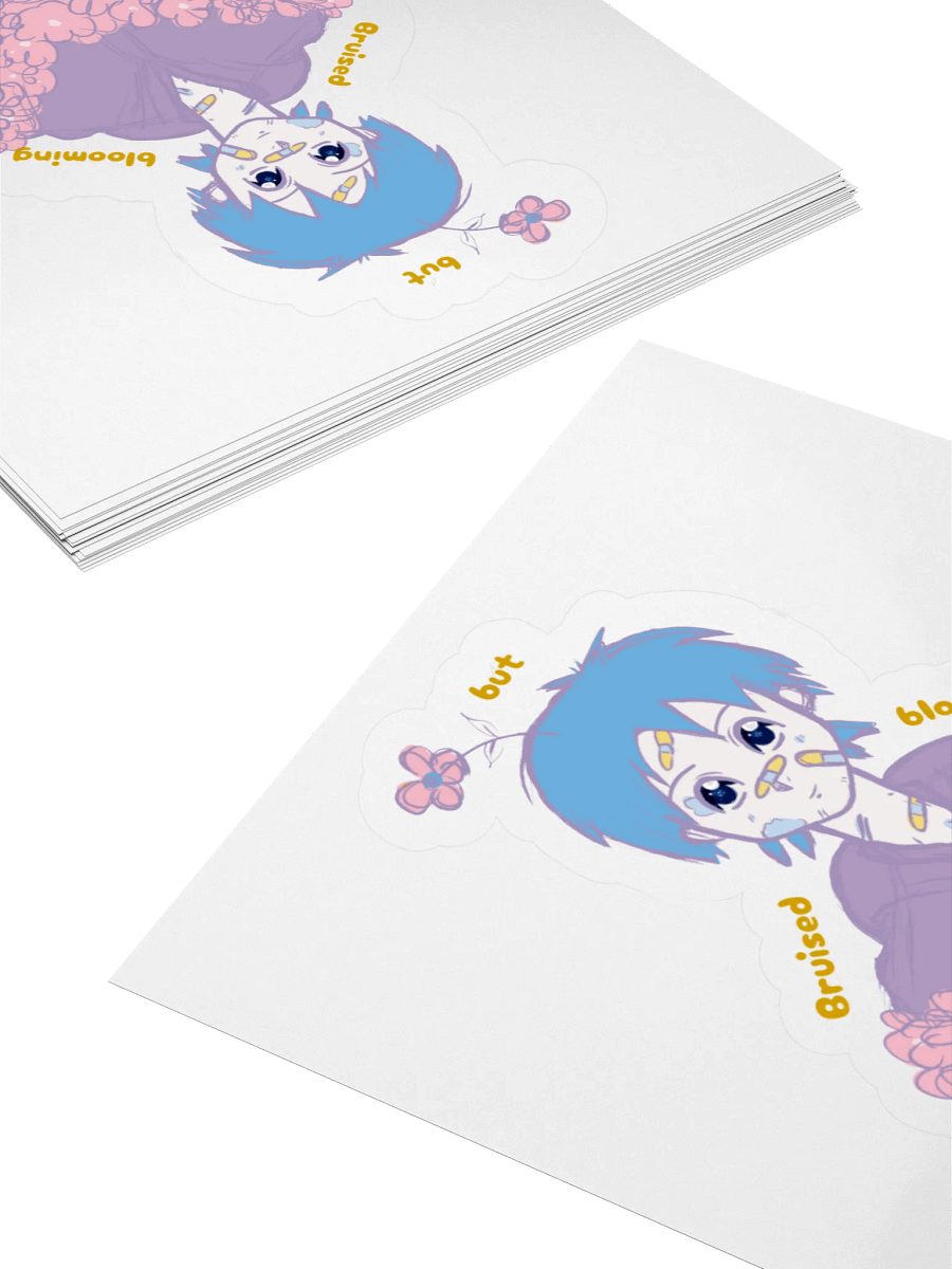 Bruised but Blooming Stickers product image (11)