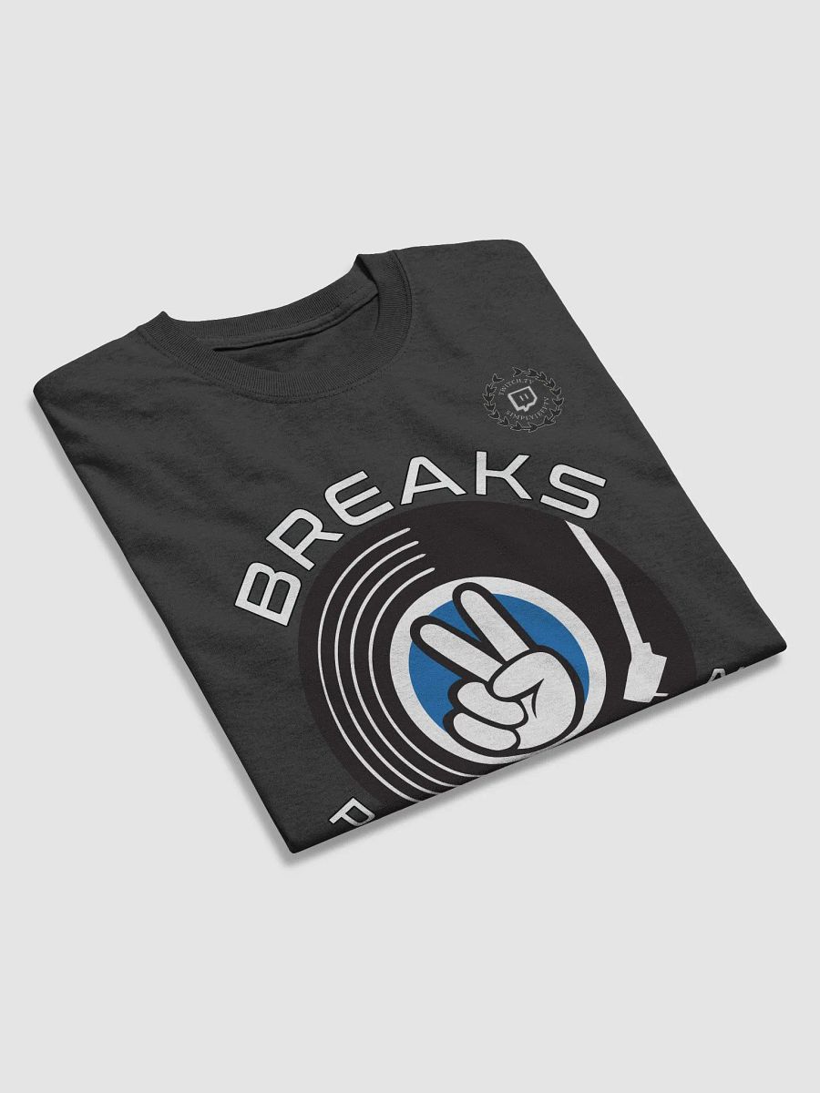 Breaks Peace & Beatz (w/front badge) Unisex Heavyweight T-Shirt product image (3)