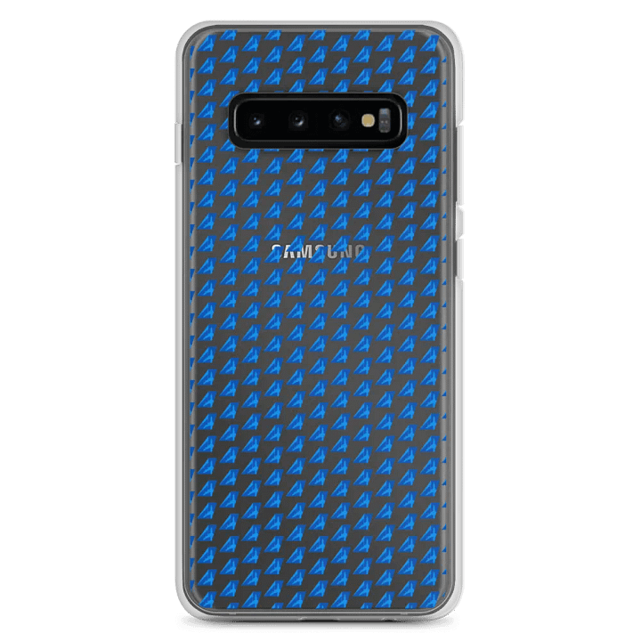 Clear Case for Samsung® - Two-Tone Blue Tailfin Design product image (7)