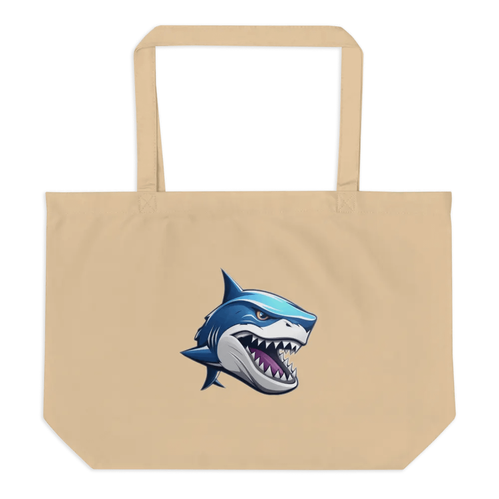 Ferocious Shark Emblem Tote product image (6)