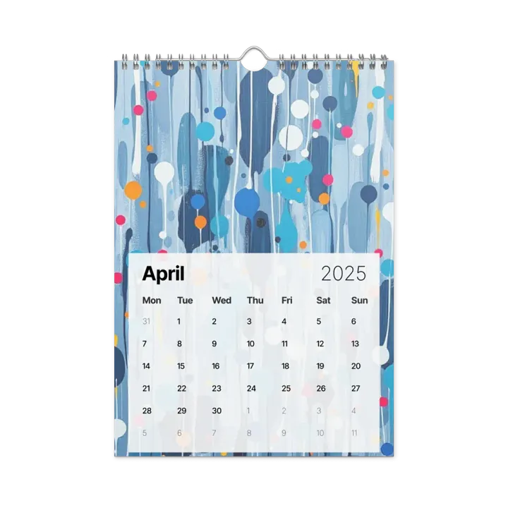 ART ABSTRACT WALL CALENDAR 2025 product image (1)
