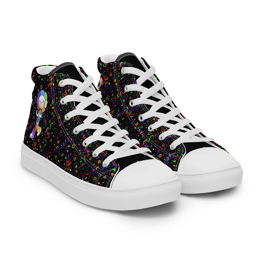 Black Arcade and White Chibi Flower and Jiggy Sneakers product image (36)