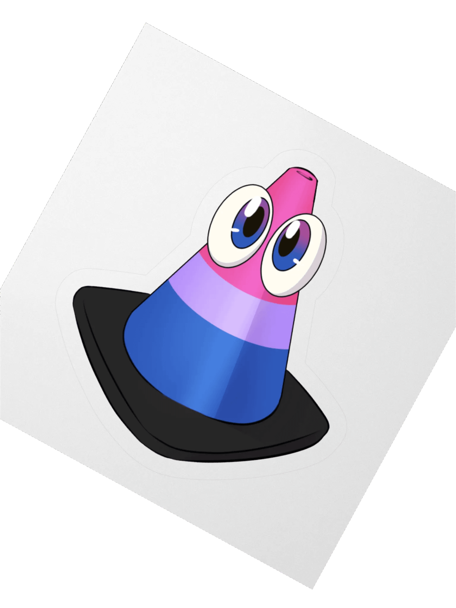 Pride Cone Sticker - Bi product image (5)