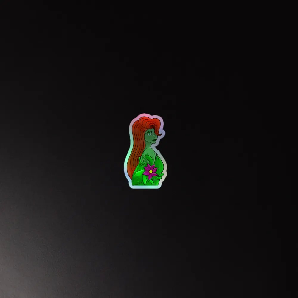 poison ivy holo sticker product image (4)