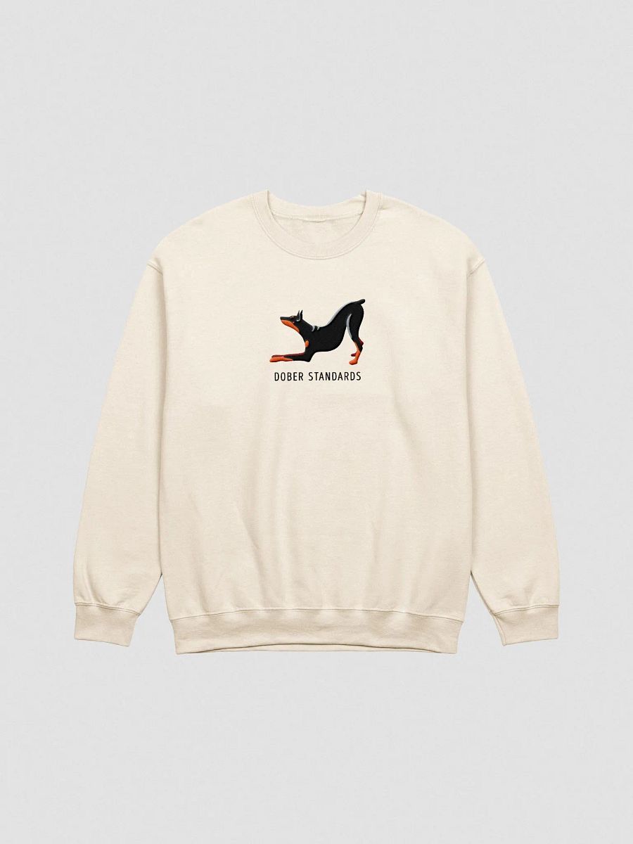 Dober Standards Sweatshirt (Embroidered) of a Doberman Pinscher product image (4)