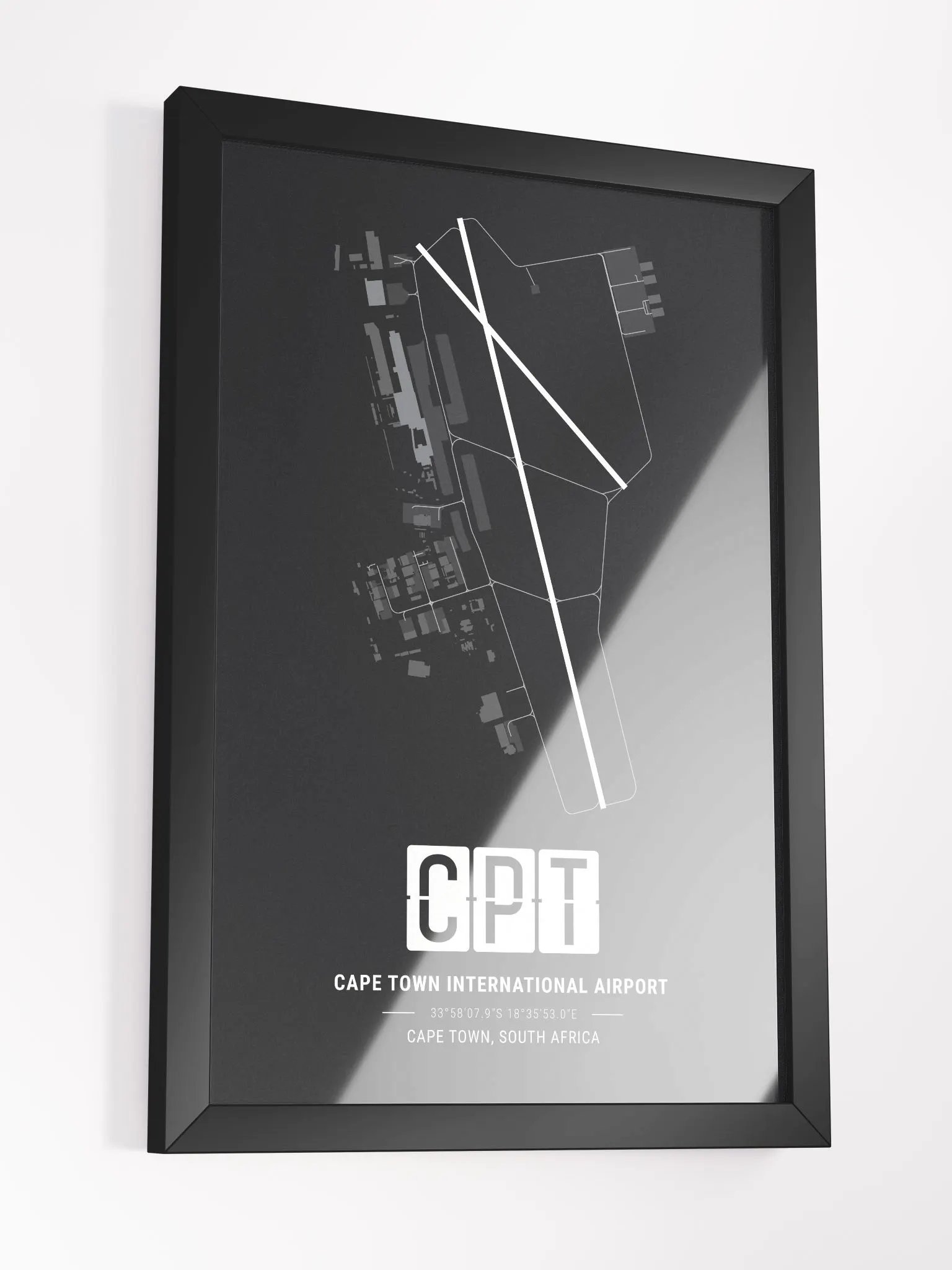Framed Airport CPT Premium Map On Matt Paper product image (3)