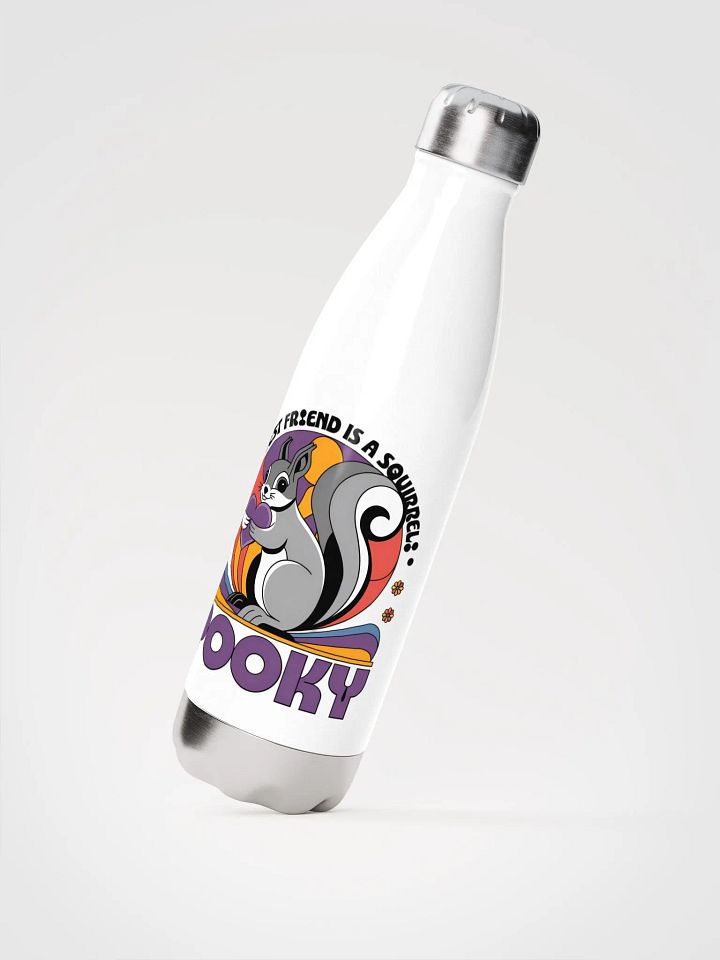 Water Bottle: My Best Friend is a Squirrel Named Pooky, Purple Font product image (2)