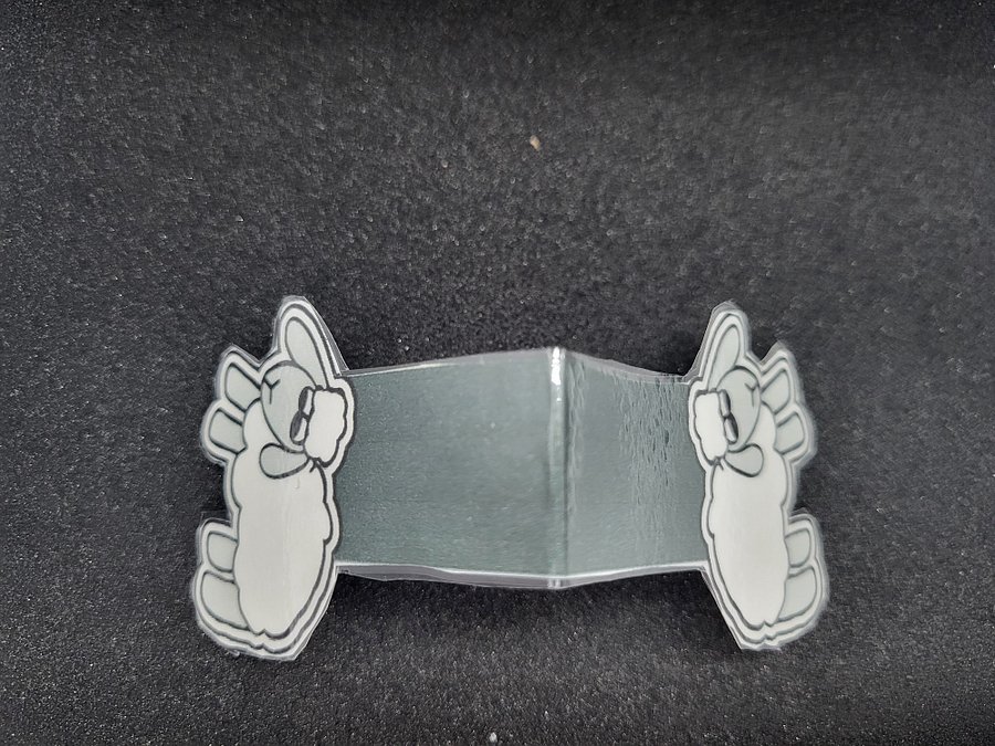 Cute Cartoon Fluffy Lamb Magnetic Laminated Cut Out Bookmark for Farm Animal Lovers product image (2)