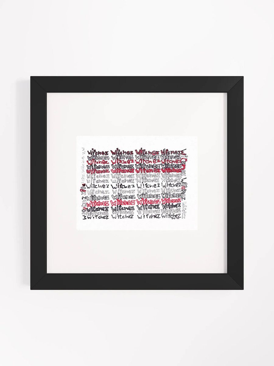 witchez Panel Card Print Framed product image (4)