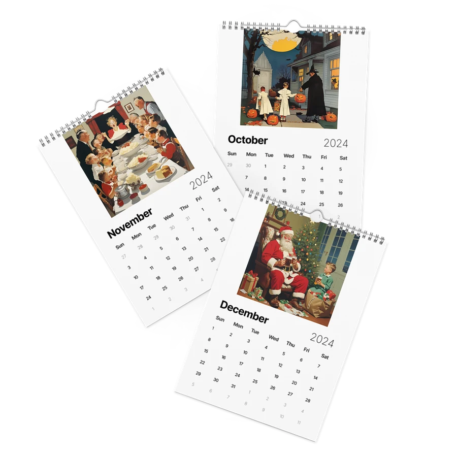 12 Great Holidays of America Calendar product image (17)