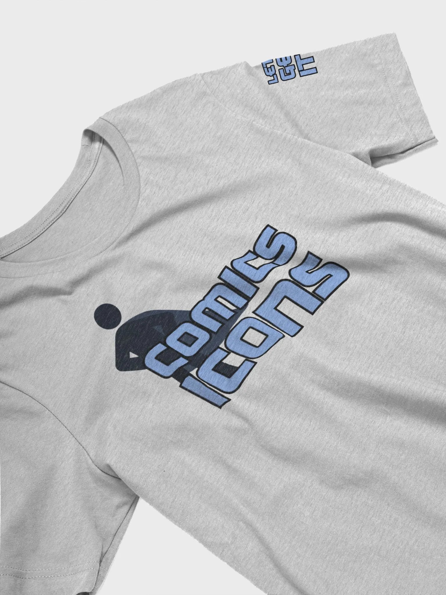Comics Icons Blue On Black Logo Tee product image (30)
