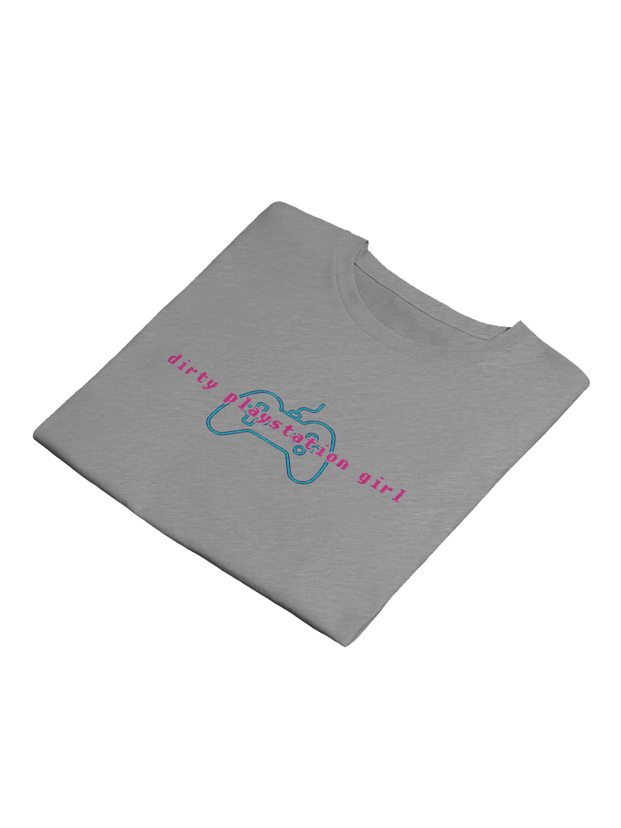 Dirty Playstation Girl Crop Top (Pink & Blue) product image (4)