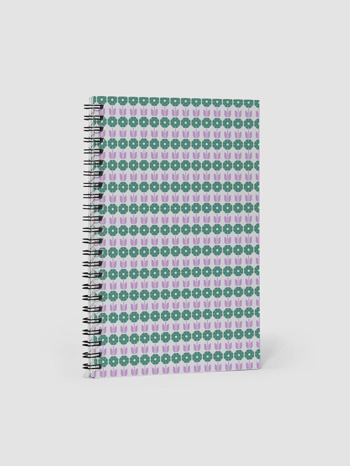 funky flower pattern notebook product image (1)