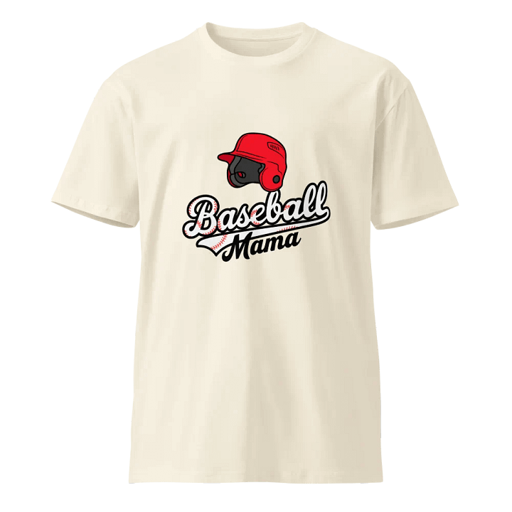 Baseball Mama Red Helmet T-Shirt product image (1)