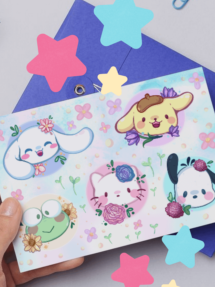 Sanrio Friends (Postcard Print) 🌼 product image (1)