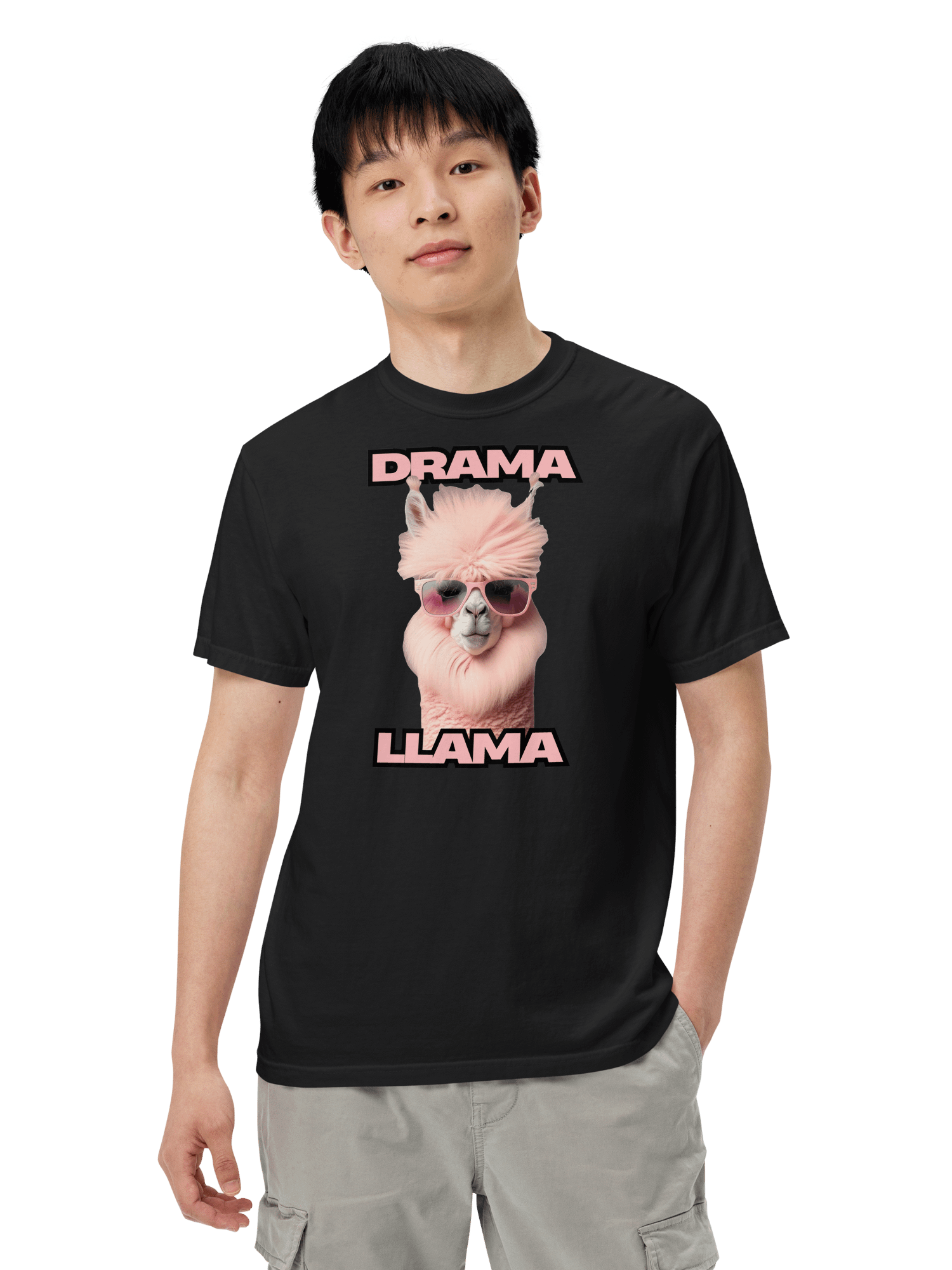 Drama Llama Cotton T-Shirt product image (10)