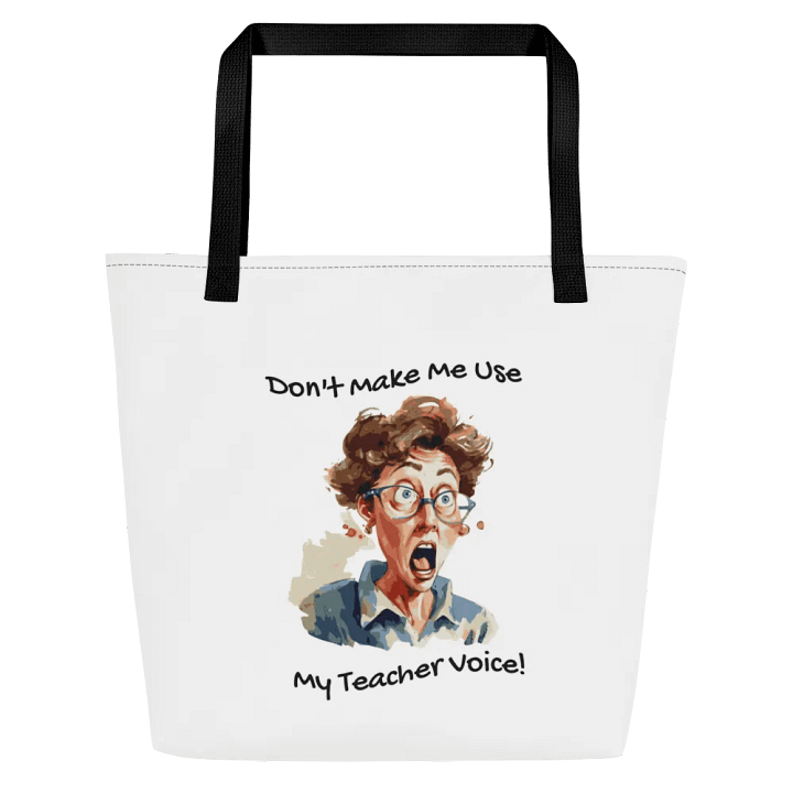 Teacher Voice Tote Bag product image (1)