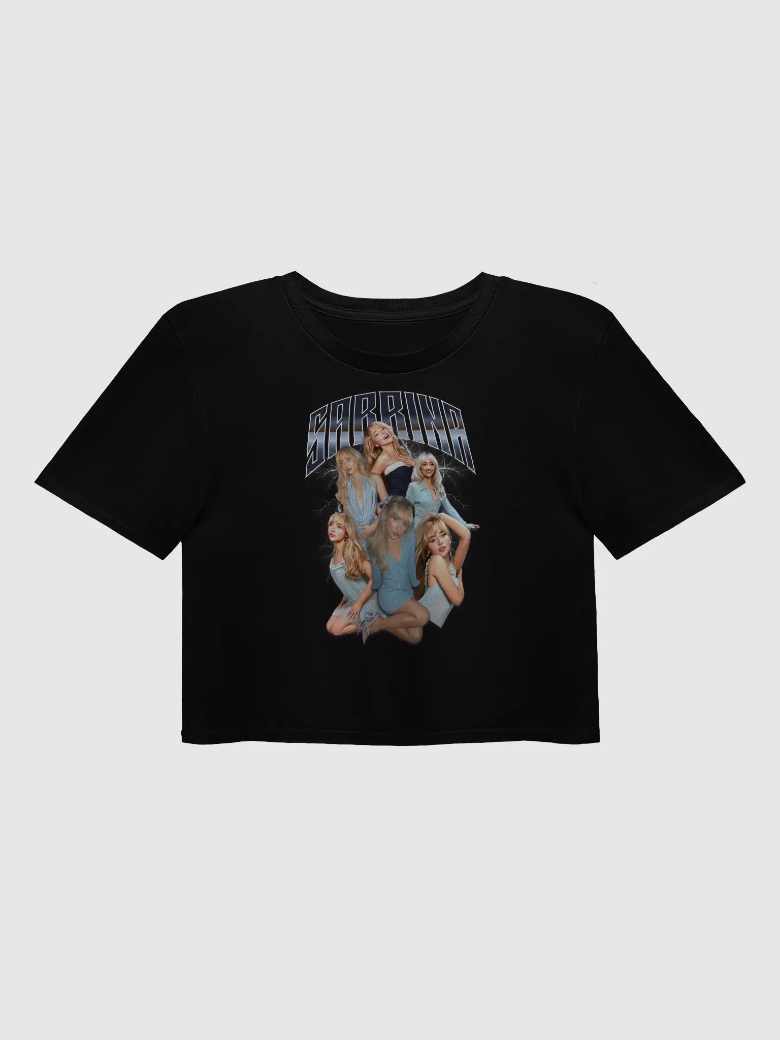 Sabrina Premium Crop Top | Jean Blue product image (1)