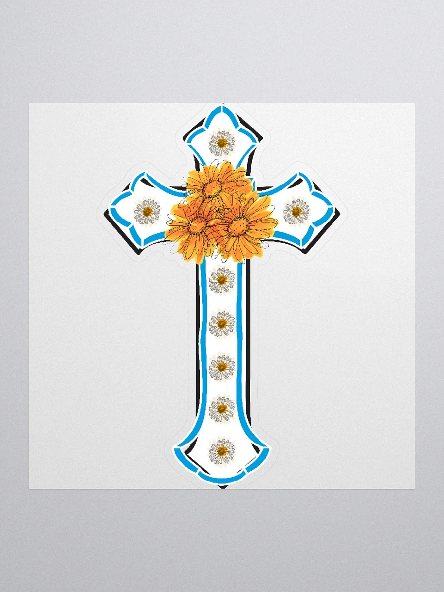 Sunflower Floral Cross product image (2)