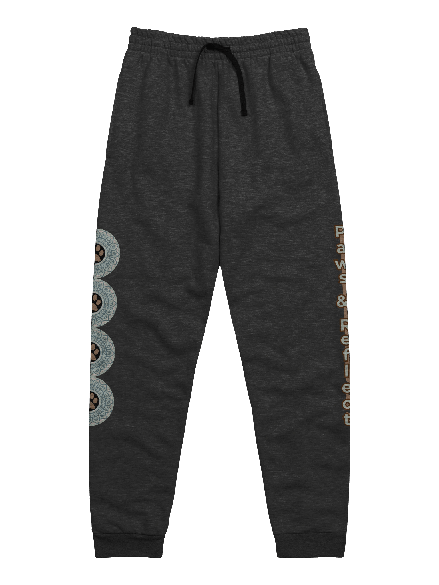 Paws and Reflect Mandala Paw Print Yoga Joggers product image (1)