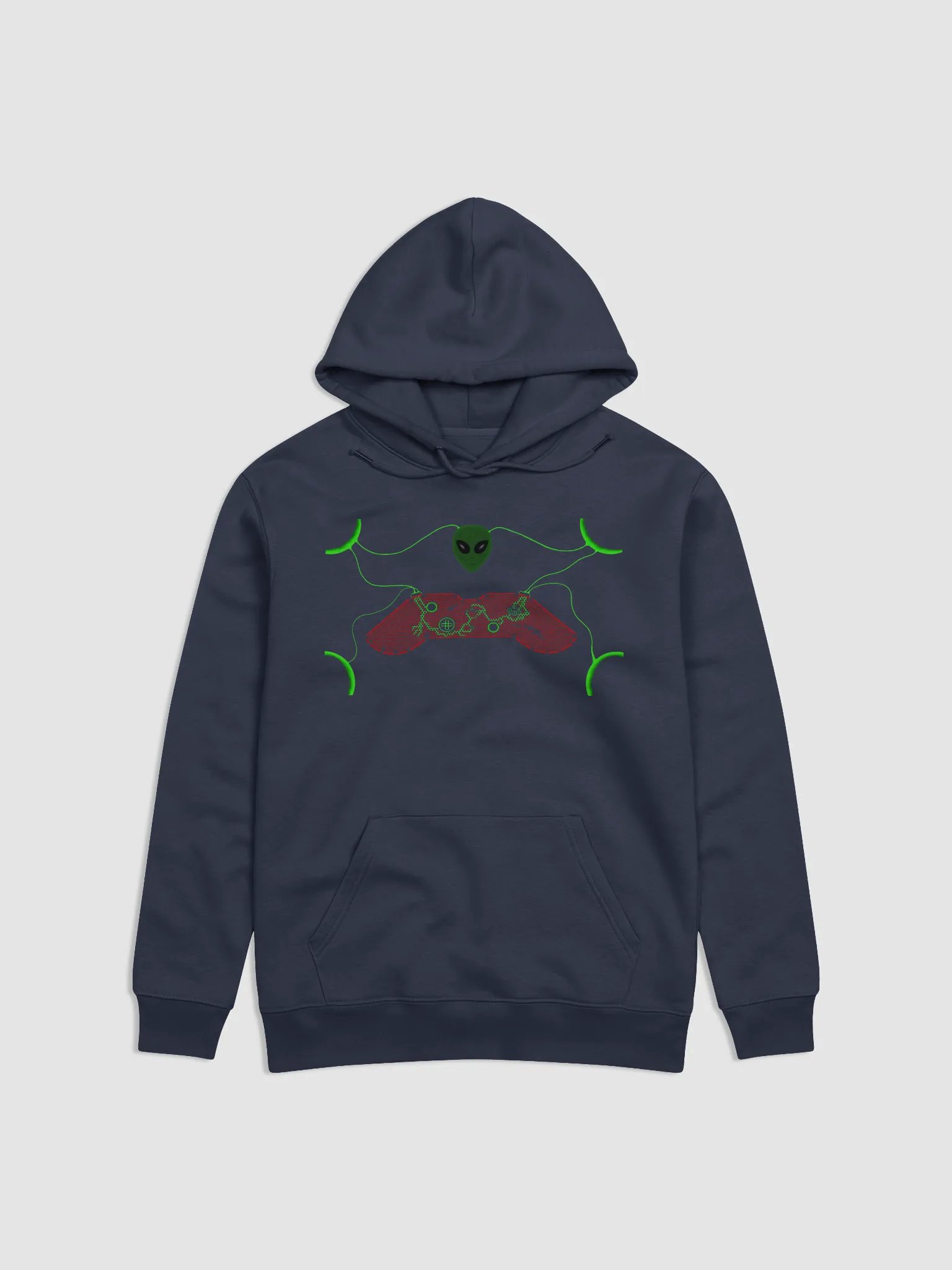 Neon Alien Gaming Hoodie product image (1)