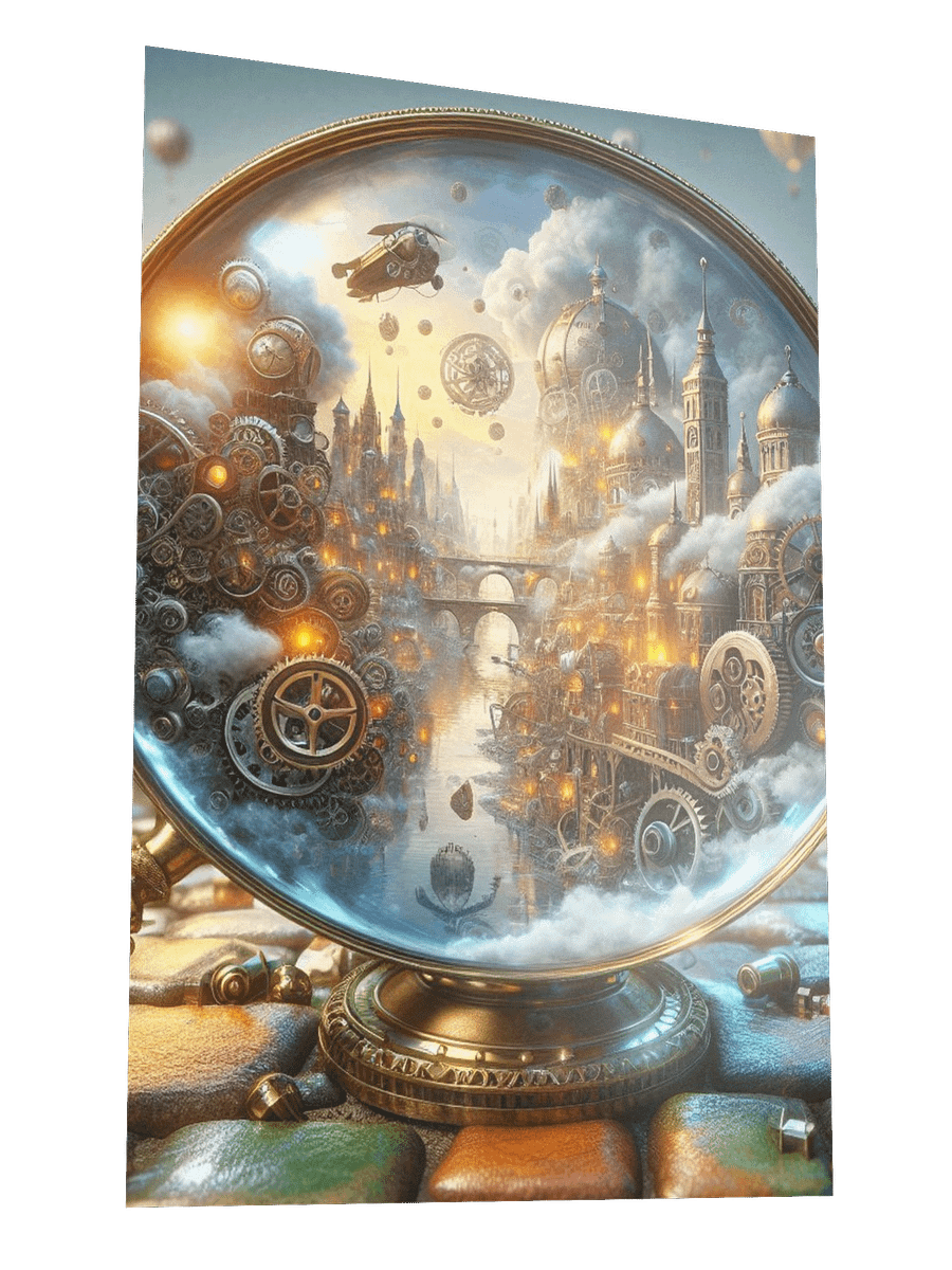 Looking Through a Magnifying Glass Enhanced Matte Paper Poster product image (11)