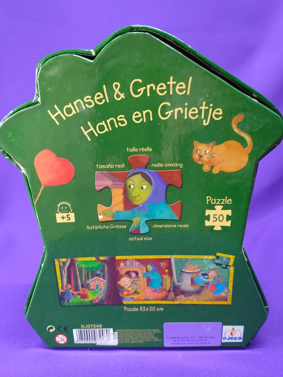 Puzzle Hansel & Gretel, jogo para criança, estória clássica, divertido, competências de observação product image (7)