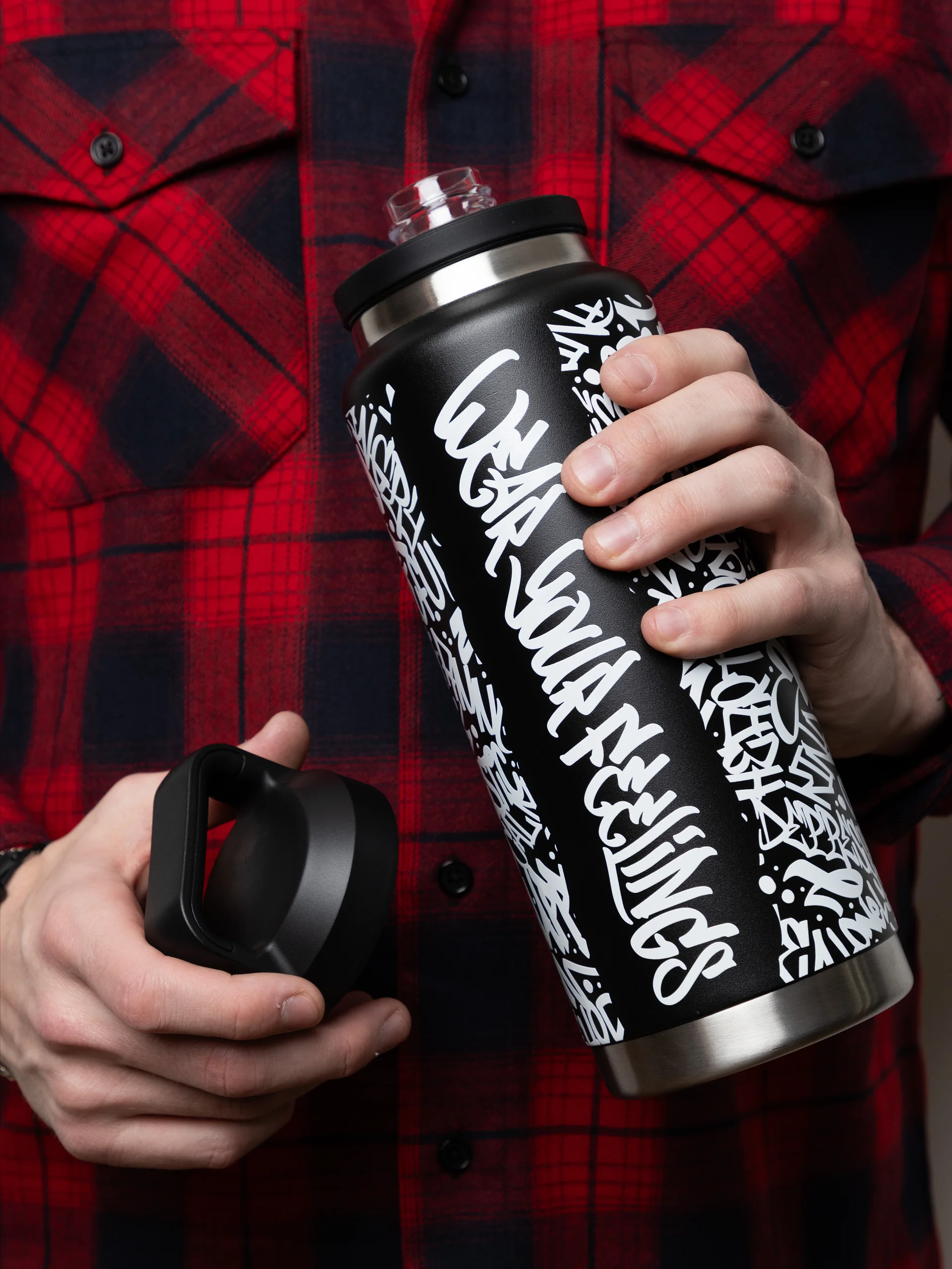 Wear Your Feelings Water Bottle 36 oz product image (6)