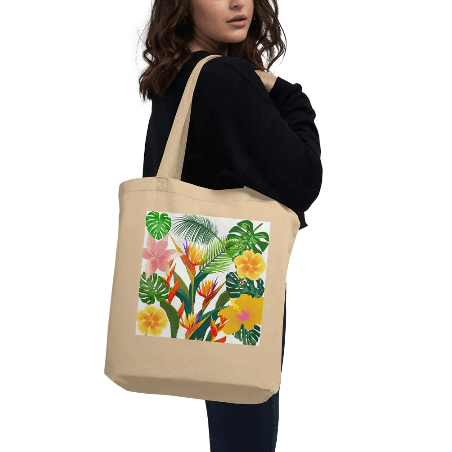 Tropical Blooms Eco Tote product image (9)